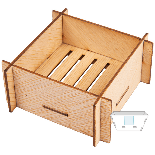 Mini Recipientes para Aperitivos Bambú